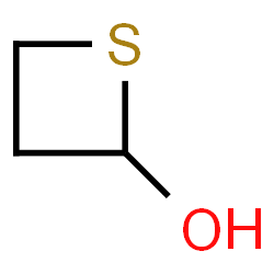 ChemSpider 2D Image | 2-Thietanol | C3H6OS