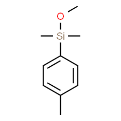 ChemSpider 2D Image | Methoxy(dimethyl)(4-methylphenyl)silane | C10H16OSi