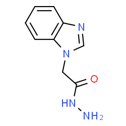 ChemSpider 2D Image | 2-(1,3-benzodiazol-1-yl)acetohydrazide | C9H10N4O