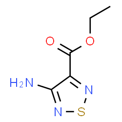 ChemSpider 2D Image | Ethyl 4-amino-1,2,5-thiadiazole-3-carboxylate | C5H7N3O2S