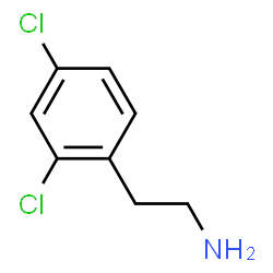 ChemSpider 2D Image | 2,4-Dichlorophenethylamine | C8H9Cl2N