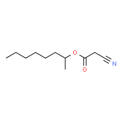 ChemSpider 2D Image | 2-Octanyl cyanoacetate | C11H19NO2