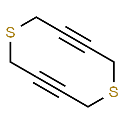 ChemSpider 2D Image | 1,6-Dithiacyclodeca-3,8-diyne | C8H8S2