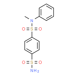 ChemSpider 2D Image | N-Methyl-N-phenyl-1,4-benzenedisulfonamide | C13H14N2O4S2