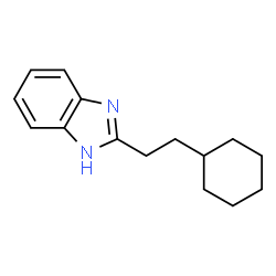 ChemSpider 2D Image | 2-(2-Cyclohexylethyl)-1H-benzimidazole | C15H20N2