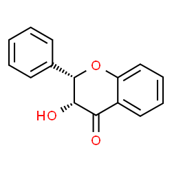ChemSpider 2D Image | (2S,3R)-3-Hydroxy-2-phenyl-2,3-dihydro-4H-chromen-4-one | C15H12O3