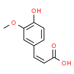ChemSpider 2D Image | (Z)-ferulic acid | C10H10O4