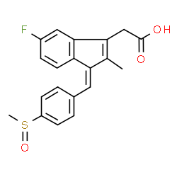 ChemSpider 2D Image | Sulindac | C20H17FO3S