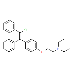 ChemSpider 2D Image | zuclomifene | C26H28ClNO