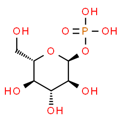 ChemSpider 2D Image | 1-O-Phosphono-alpha-L-glucopyranose | C6H13O9P