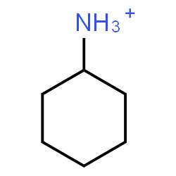 ChemSpider 2D Image | Cyclohexanaminium | C6H14N
