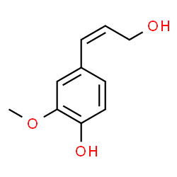 ChemSpider 2D Image | Coniferyl Alcohol, (Z)- | C10H12O3