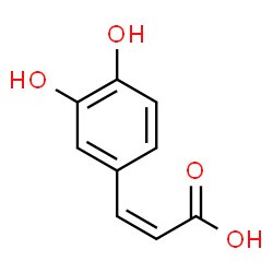 ChemSpider 2D Image | cis-caffeic acid | C9H8O4