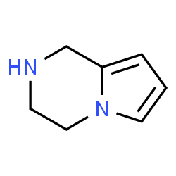 ChemSpider 2D Image | 1,2,3,4-Tetrahydropyrrolo[1,2-a]pyrazine | C7H10N2