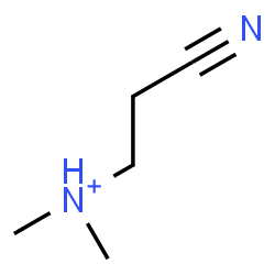 ChemSpider 2D Image | 2-Cyano-N,N-dimethylethanaminium | C5H11N2