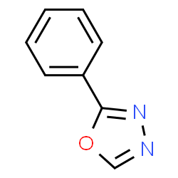 ChemSpider 2D Image | 2-phenyl-1,3,4-oxadiazole | C8H6N2O