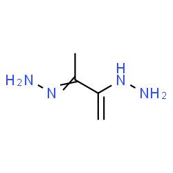 ChemSpider 2D Image | 1,1'-(1-Buten-2-yl-3-ylidene)dihydrazine | C4H10N4