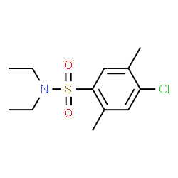 ChemSpider 2D Image | 4-Chloro-N,N-diethyl-2,5-dimethylbenzenesulfonamide | C12H18ClNO2S