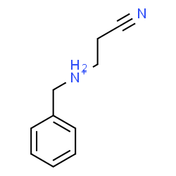ChemSpider 2D Image | N-Benzyl-2-cyanoethanaminium | C10H13N2