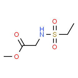ChemSpider 2D Image | methyl 2-ethanesulfonamidoacetate | C5H11NO4S