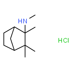 ChemSpider 2D Image | N,2,3,3-tetramethyl-2-norcamphanamine hydrochloride | C11H22ClN