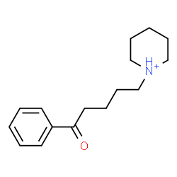 ChemSpider 2D Image | 1-(5-Oxo-5-phenylpentyl)piperidinium | C16H24NO