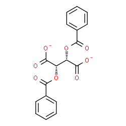 ChemSpider 2D Image | (2S,3S)-2,3-Bis(benzoyloxy)succinate | C18H12O8