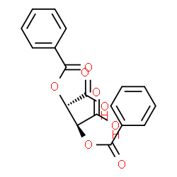 ChemSpider 2D Image | D-Dibenzoyl tartaric acid | C18H14O8