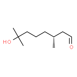 ChemSpider 2D Image | (R)-7-Hydroxy-3,7-dimethyloctanal | C10H20O2