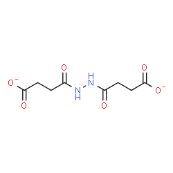 ChemSpider 2D Image | 4,4'-(1,2-Hydrazinediyl)bis(4-oxobutanoate) | C8H10N2O6
