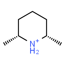 ChemSpider 2D Image | (2R,6S)-2,6-Dimethylpiperidinium | C7H16N