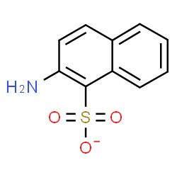 ChemSpider 2D Image | 2-Amino-1-naphthalenesulfonate | C10H8NO3S