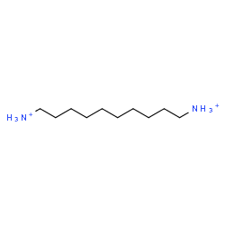 ChemSpider 2D Image | 1,10-Decanediaminium | C10H26N2