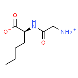 ChemSpider 2D Image | Glycyl-L-norleucine | C8H16N2O3