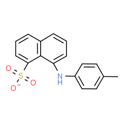 ChemSpider 2D Image | 8-[(4-Methylphenyl)amino]-1-naphthalenesulfonate | C17H14NO3S