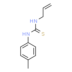 ChemSpider 2D Image | 1-Allyl-3-(4-methylphenyl)thiourea | C11H14N2S