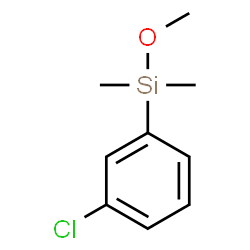 ChemSpider 2D Image | (3-Chlorophenyl)(methoxy)dimethylsilane | C9H13ClOSi
