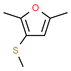 ChemSpider 2D Image | 2,5-dimethyl-3-(methylthio)furan | C7H10OS