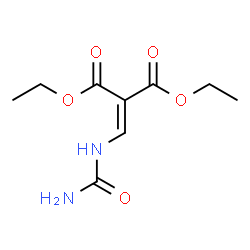 ChemSpider 2D Image | Diethyl [(carbamoylamino)methylene]malonate | C9H14N2O5
