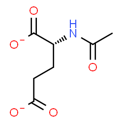 ChemSpider 2D Image | (2R)-2-Acetamidopentanedioate | C7H9NO5