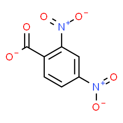 ChemSpider 2D Image | 2,4-Dinitrobenzoate | C7H3N2O6
