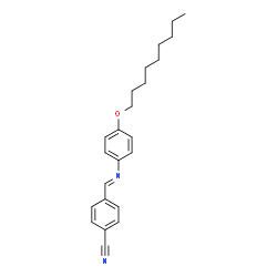 ChemSpider 2D Image | p-Cyanobenzylidene p-Nonyloxyaniline | C23H28N2O