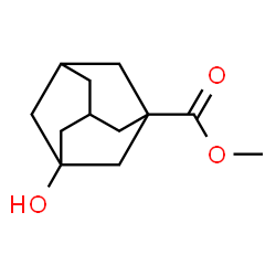 ChemSpider 2D Image | Methyl 3-hydroxy-1-adamantanecarboxylate | C12H18O3