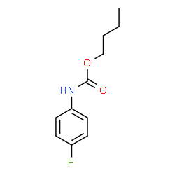 ChemSpider 2D Image | Butyl (4-fluorophenyl)carbamate | C11H14FNO2