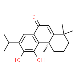 ChemSpider 2D Image | (10alpha)-11,12-Dihydroxyabieta-5,8,11,13-tetraen-7-one | C20H26O3