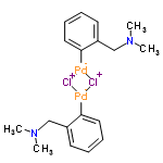 InChI=1/2C9H12N.2Cl.2Pd/c2*1-10(2)8-9-6-4-3-5-7-9;;;;/h2*3-6H,8H2,1-2H3;;;;/q;;2*+1;2*-1/rC18H24Cl2N2Pd2/c1-21(2)13-15-9-5-7-11-17(15)23-19-24(20-23)18-12-8-6-10-16(18)14-22(3)4/h5-12H,13-14H2,1-4H3