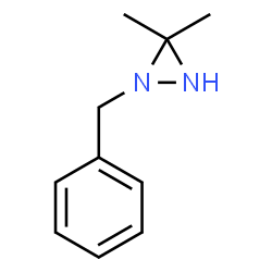 ChemSpider 2D Image | 1-Benzyl-3,3-dimethyldiaziridine | C10H14N2