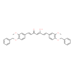 ChemSpider 2D Image | (1E,4Z,6E)-1,7-Bis[4-(benzyloxy)-3-methoxyphenyl]-5-hydroxy-1,4,6-heptatrien-3-one | C35H32O6