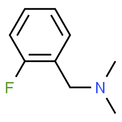 ChemSpider 2D Image | 1-(2-Fluorophenyl)-N,N-dimethylmethanamine | C9H12FN