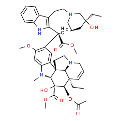 ChemSpider 2D Image | (+)-Vinblastine | C46H58N4O9